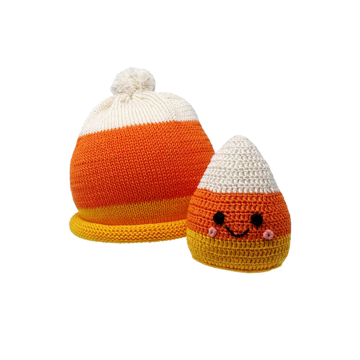 Candy Corn Baby Hat, Fair Trade Cotton
