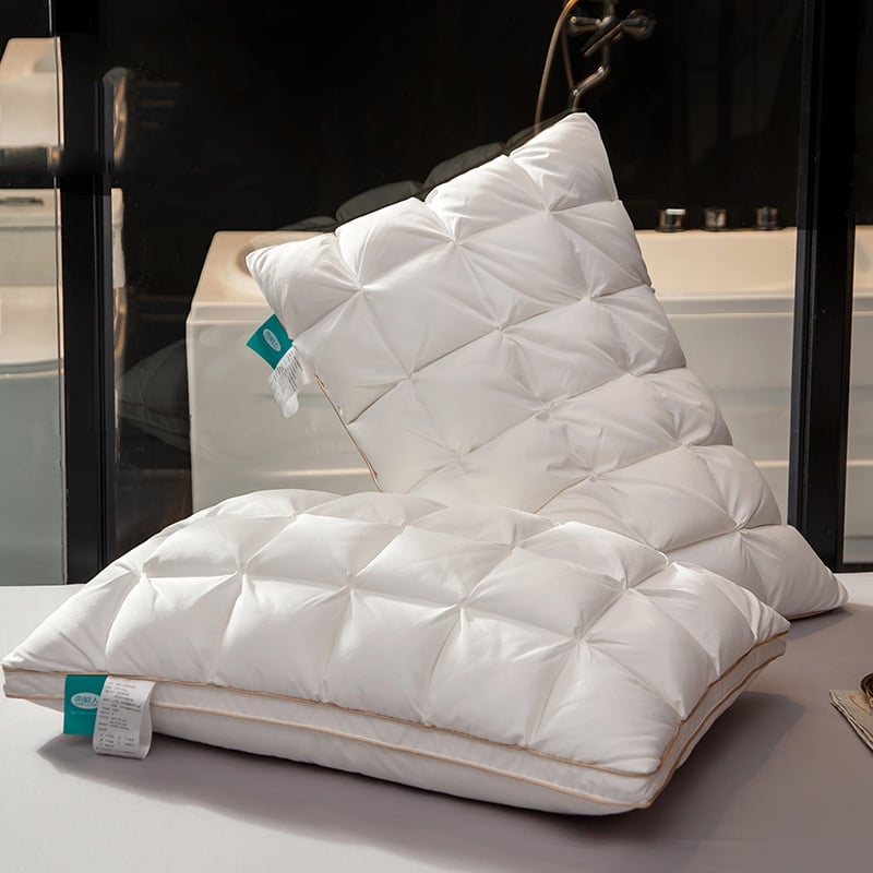Goose Down & Feather Pillow for Twin & Queen Beds