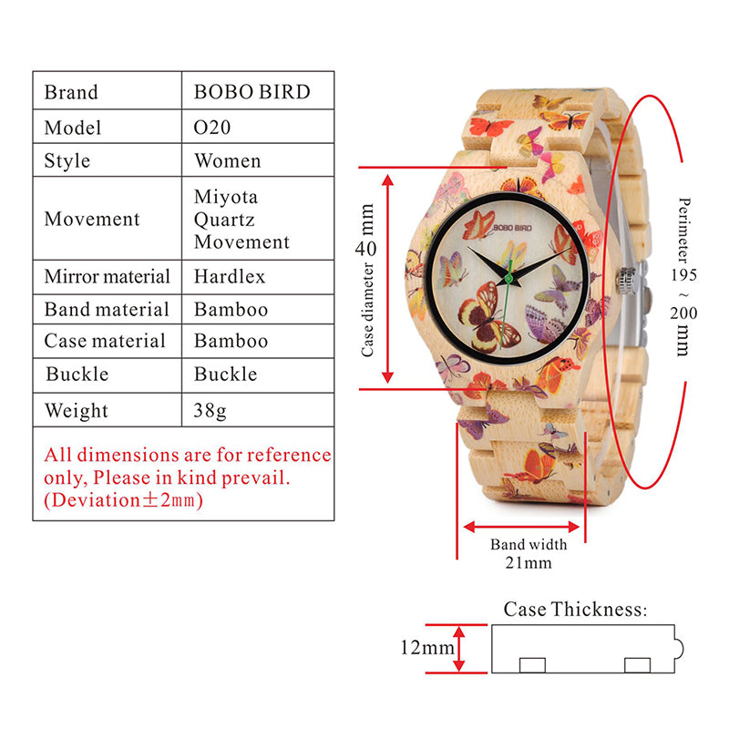 Women's All-Wood Quartz Watch