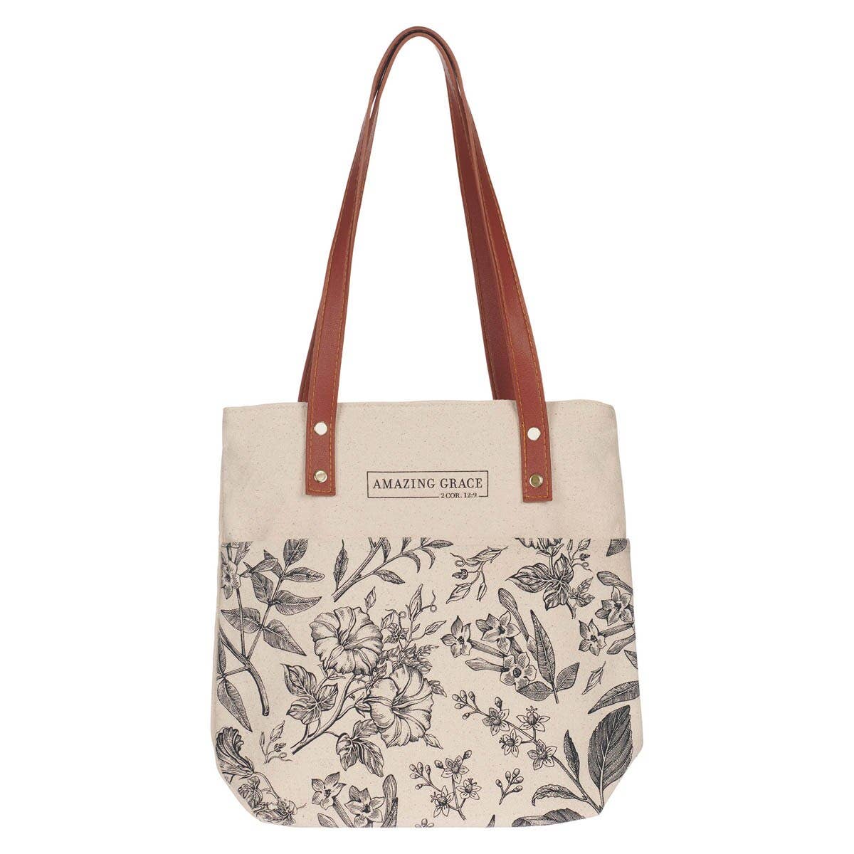 Amazing Grace Canvas Tote Bag