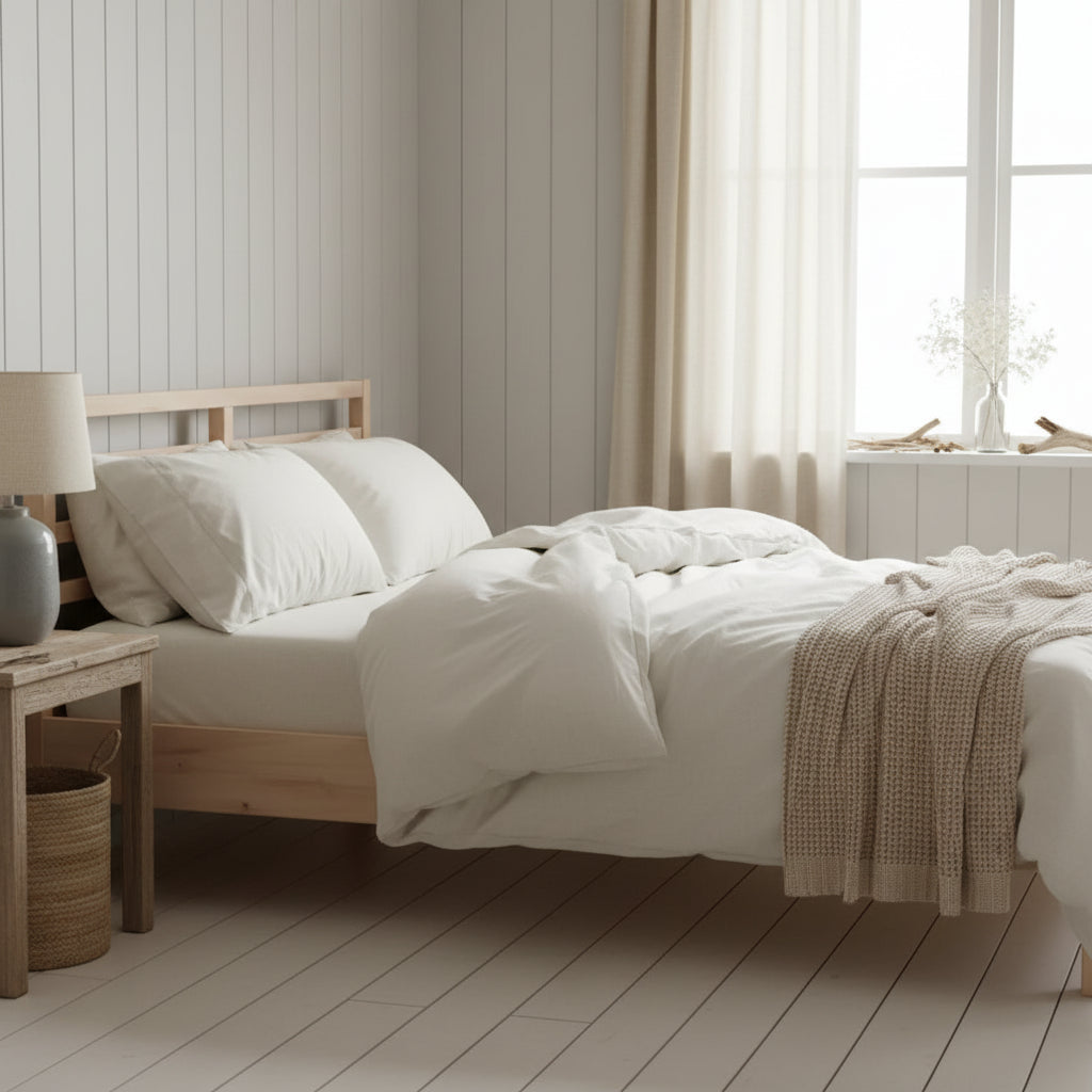 Organic Cotton Sateen Sheet Set