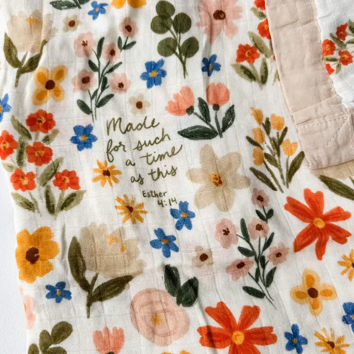 Esther 4:14 Muslin Baby Swaddle