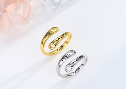 Adjustable- Cross Ring