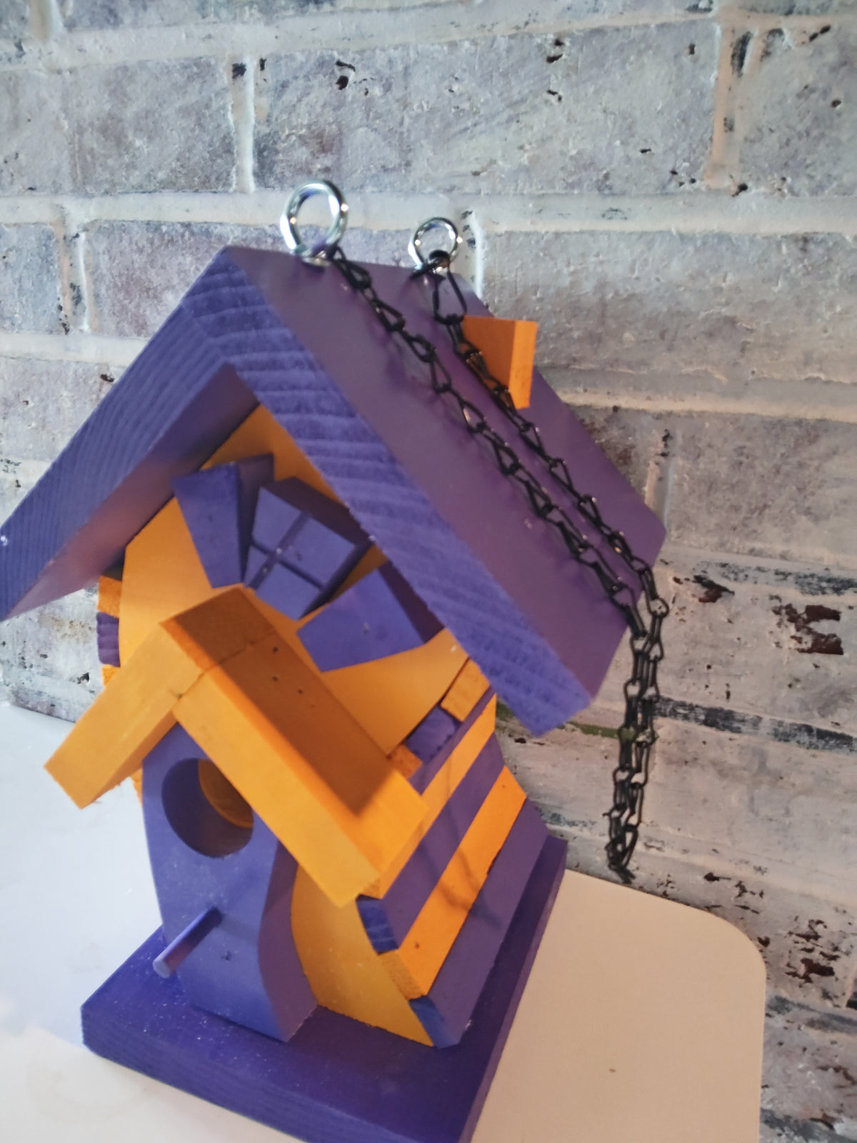 Handmade Curvy Whimsical Birdhouse