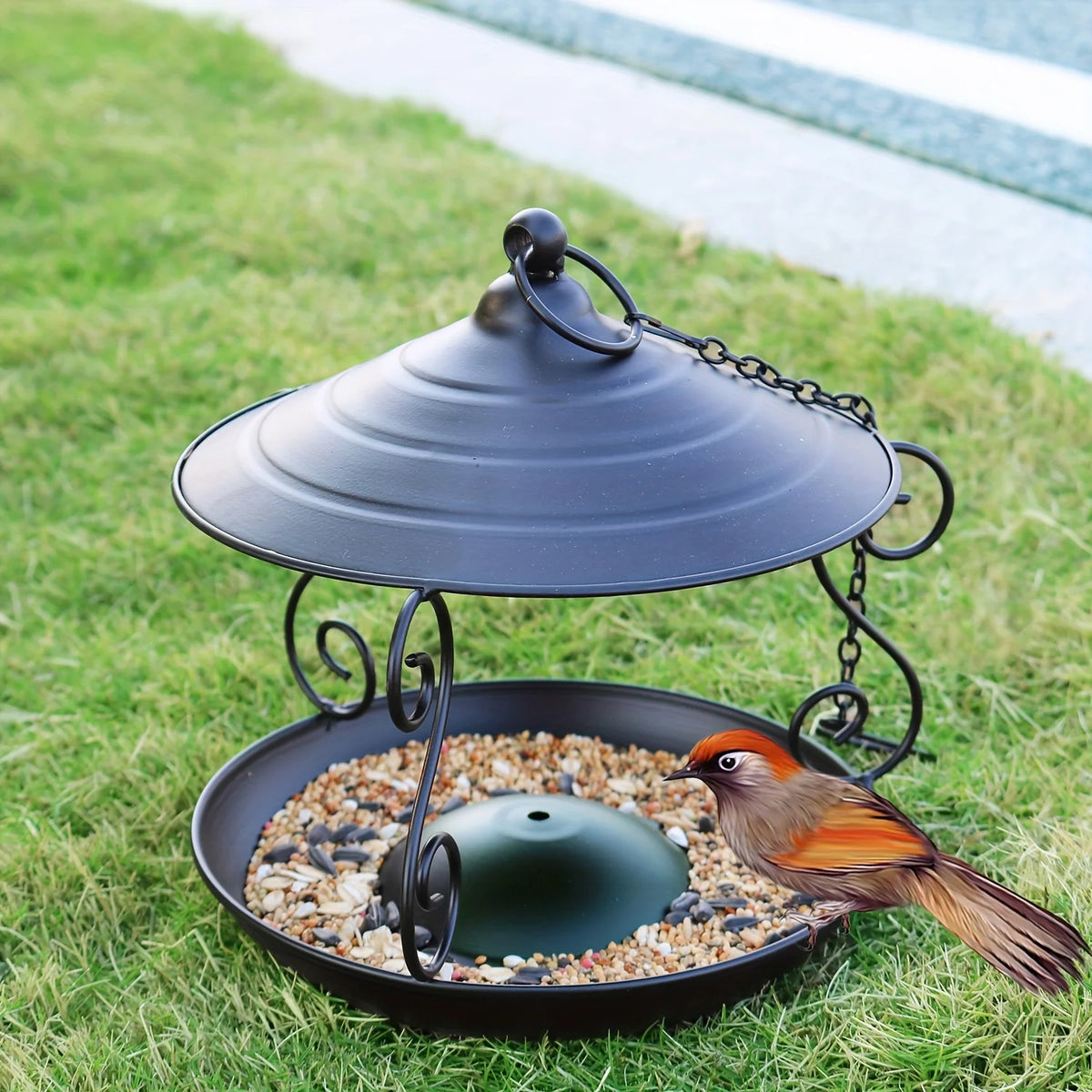 Metal Bird Garden Stake Decor