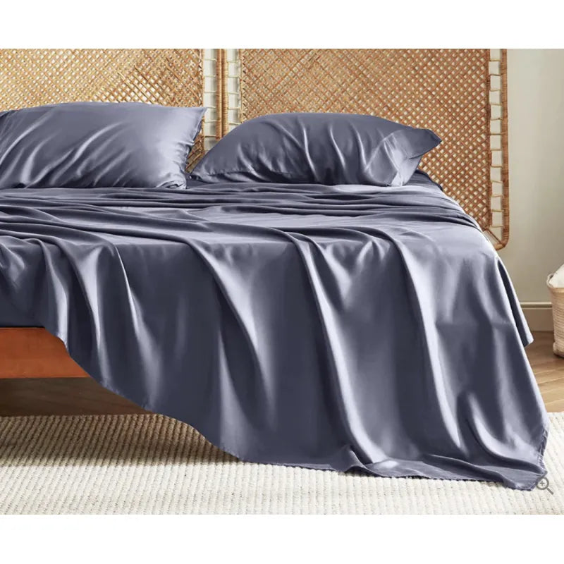Bamboo Fiber Bed Sheet Set – Silky-Soft, Breathable Four-Piece