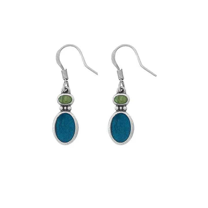 Fusion Fall Pewter Dangle Earrings
