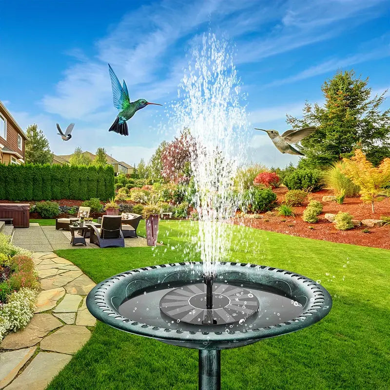 Solar Bird Bath Fountain Pump for Garden Ponds