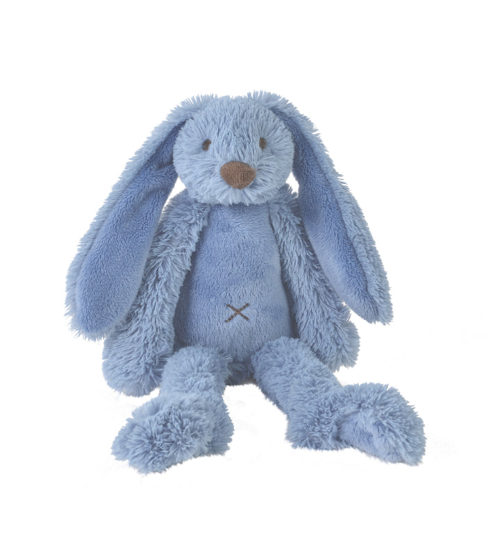 Richie the Rabbit Plush Toy in Deep Blue by Happy Horse