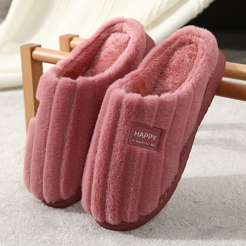 Plush Warm Home Slippers