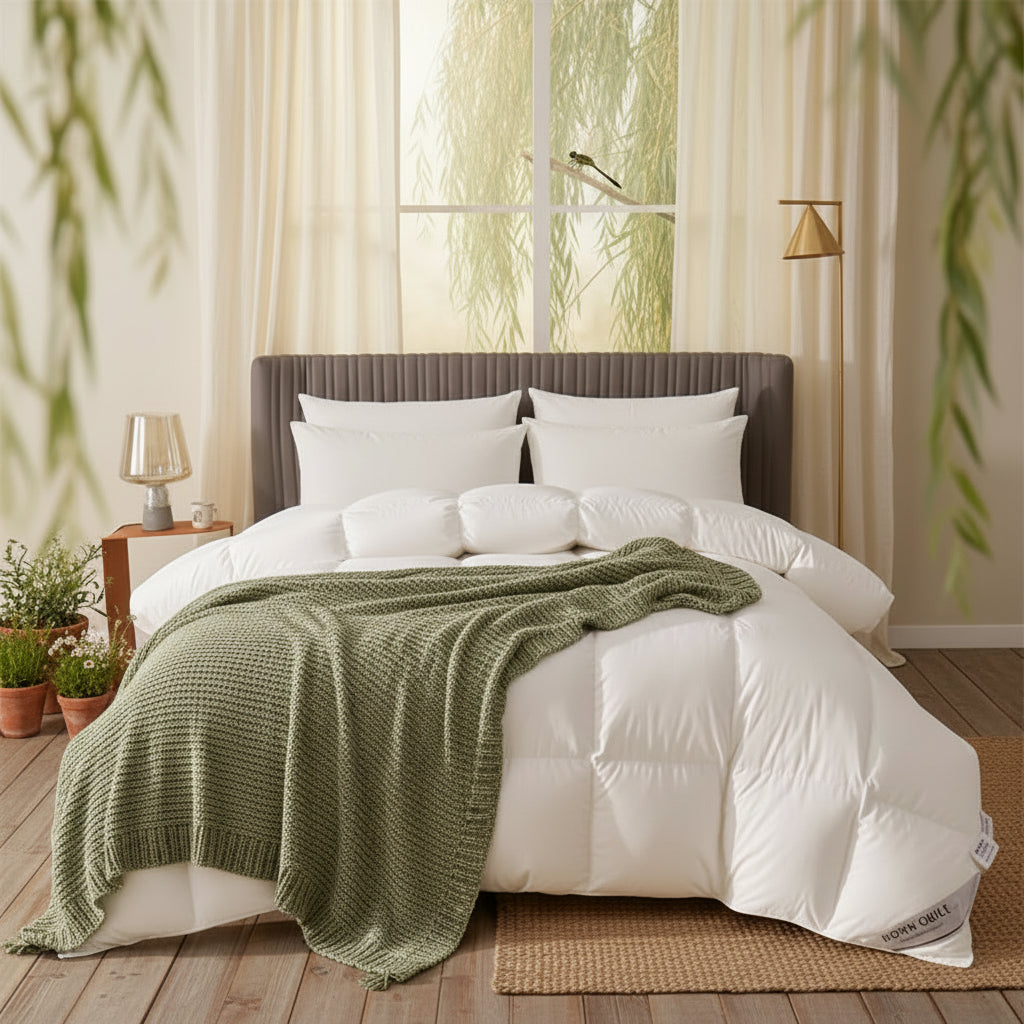 95% White Goose Down Comforter, Full/Queen & King