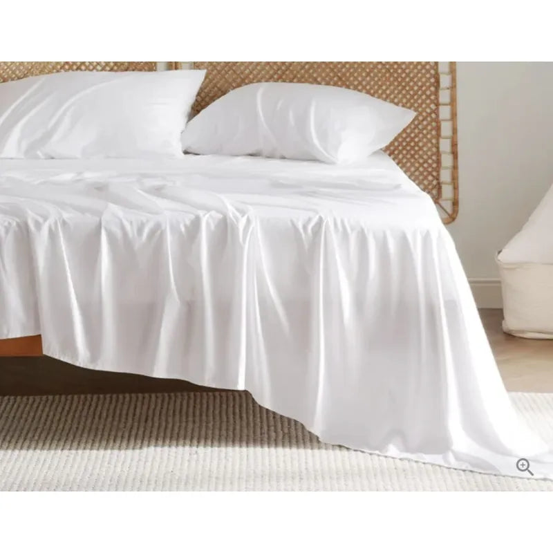 Bamboo Fiber Bed Sheet Set – Silky-Soft, Breathable Four-Piece