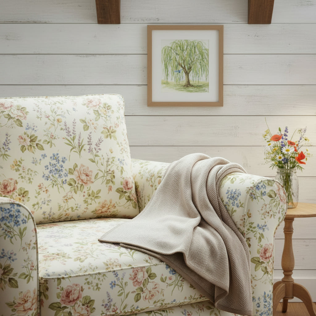 Cashmere Reversible Luxury Blanket Throw