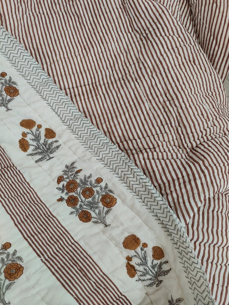 Organic Soft Cotton-Reversible Cotton Quilt