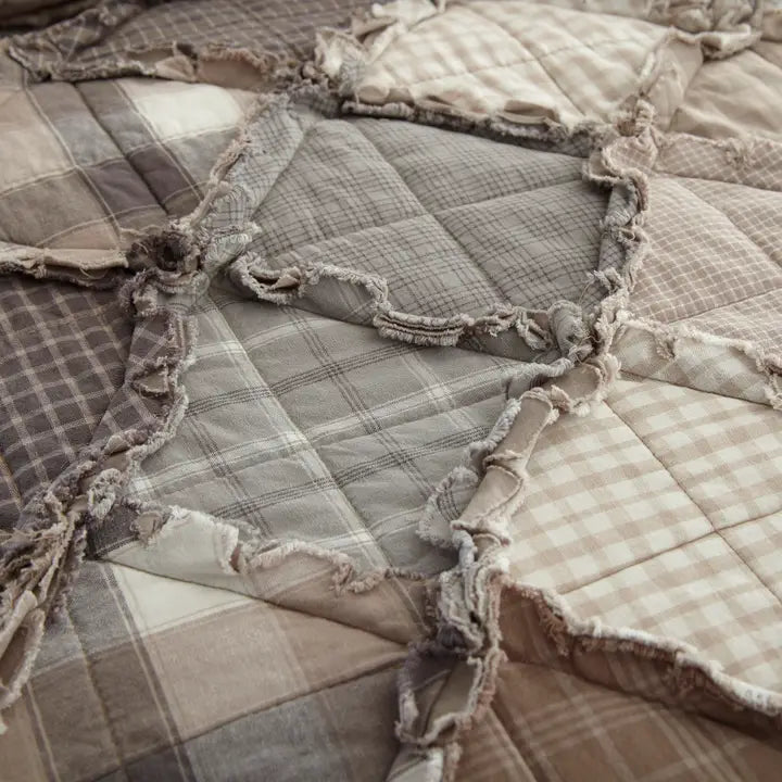 Smoky Mountain Cotton Patchwork Throw | 50 × 60 inches