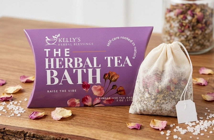 Lavender & Goat’s Milk Herbal Bath Tea – Set of 4