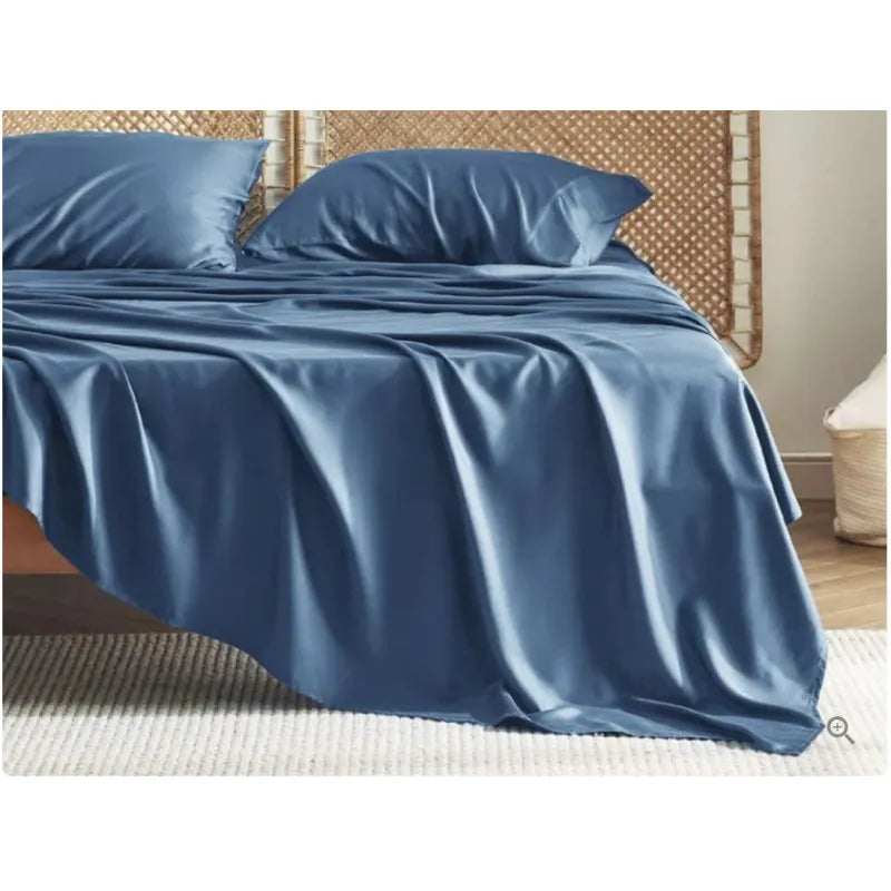 Bamboo Fiber Bed Sheet Set – Silky-Soft, Breathable Four-Piece