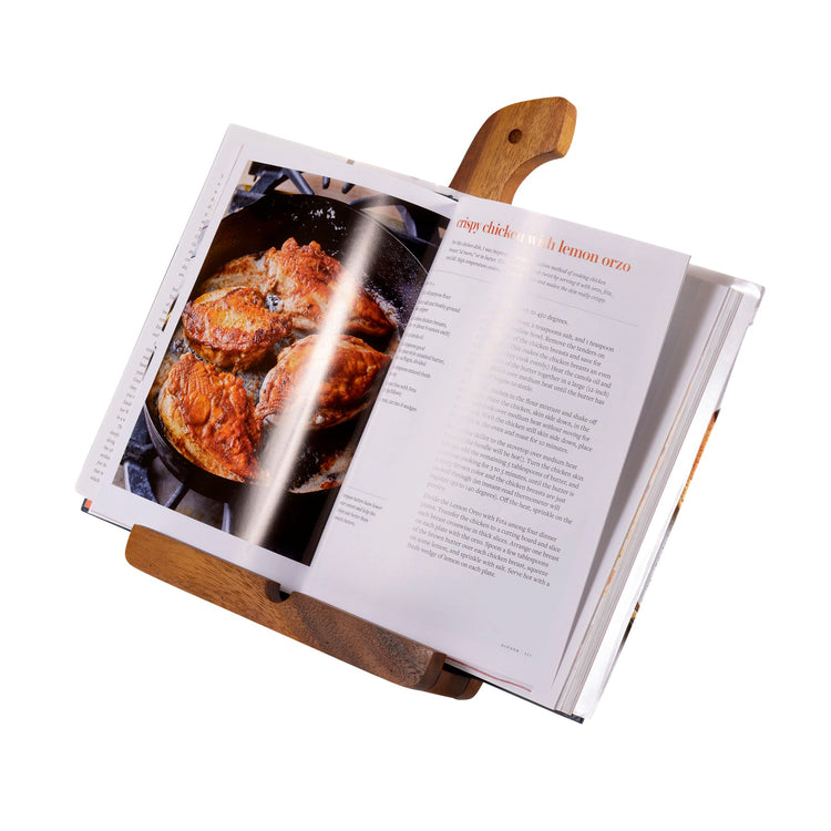 Acacia Wood Cookbook & Tablet Holder