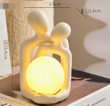 Loving Couple Resin Statue