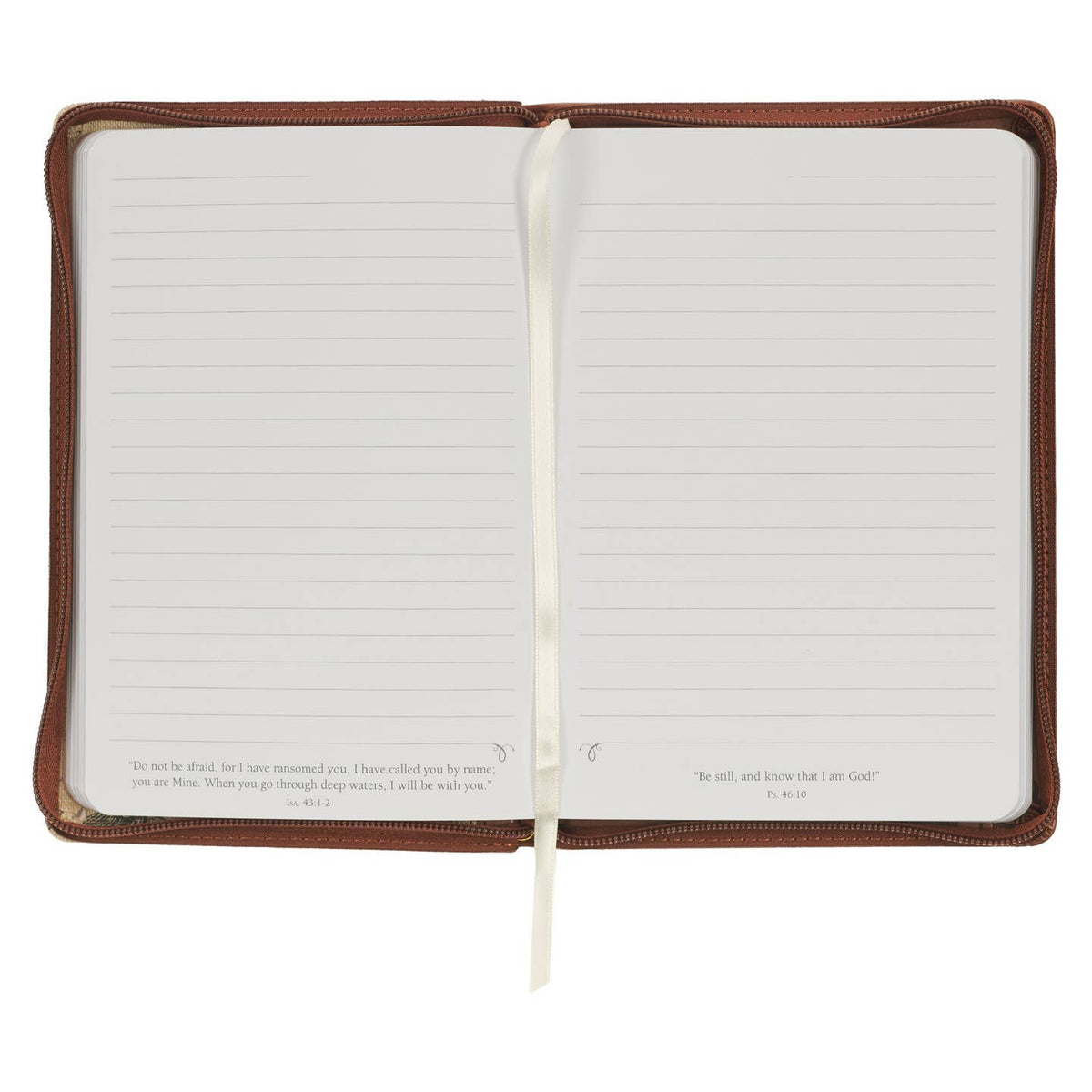 Amazing Grace Canvas & Faux Leather Journal