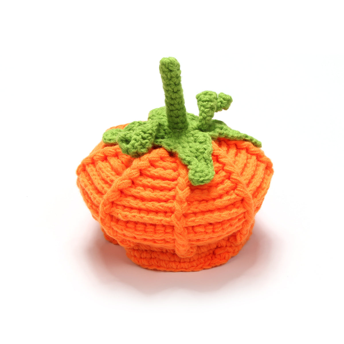 Children's Knit Halloween Pumpkin Hat
