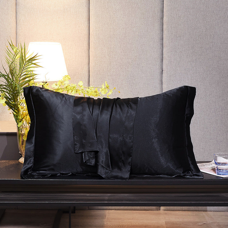 Imitation Silk Pillowcase - Ice Silk Bedding Towel