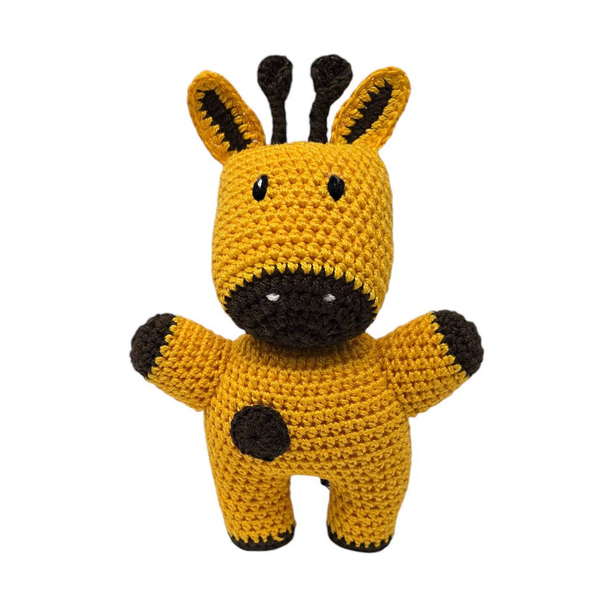 Handmade Crochet Giraffe Toy, Fair Trade Cotton Plush