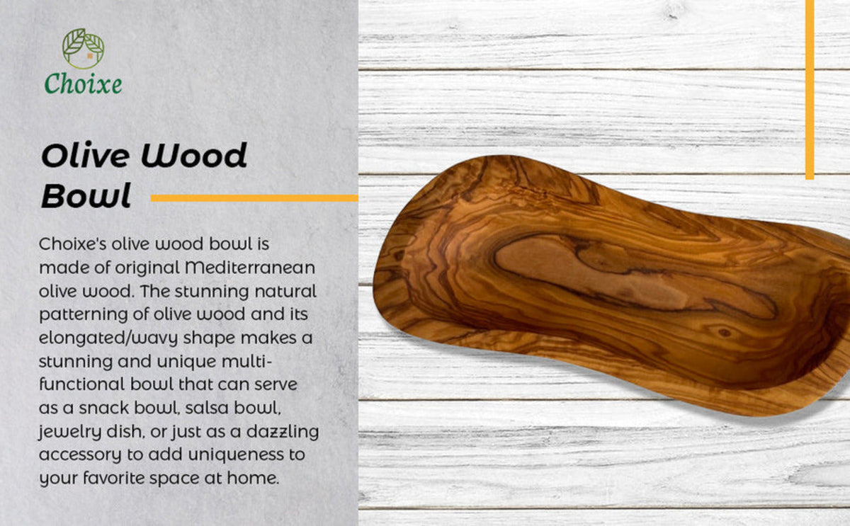 Mediterranean Olive Wood Kitchen Gift Set, 3 Pieces