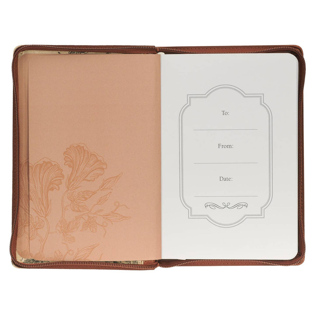 Amazing Grace Canvas & Faux Leather Journal