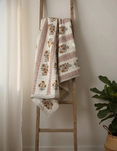 Organic Soft Cotton-Reversible Cotton Quilt