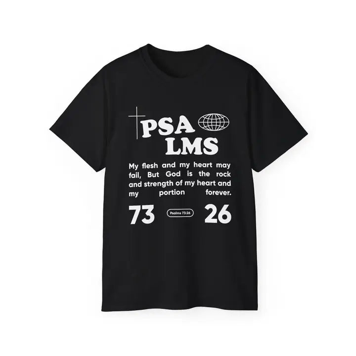 Psalms Cotton Graphic T-Shirt