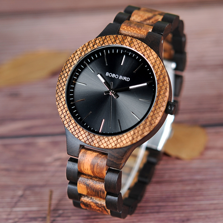 BOBO BIRD All-Wood Quartz Waterproof Men's Watch