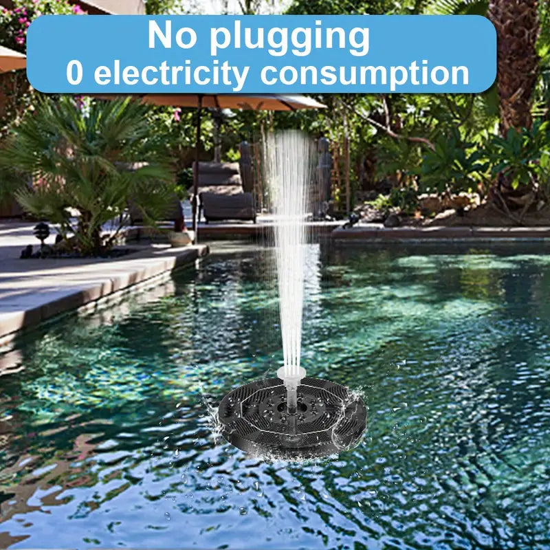 Solar Bird Bath Fountain Pump for Garden Ponds