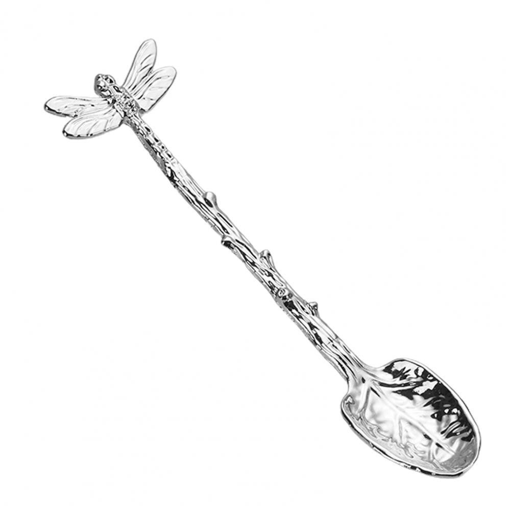 Unique-Dragonfly Dessert Spoon, Nature-Inspired