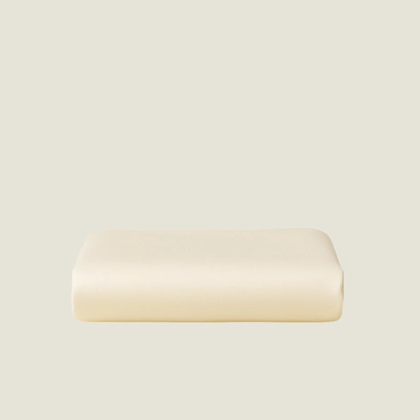 Blaynk Organic Cotton Sateen Fitted Crib Sheets, Beige