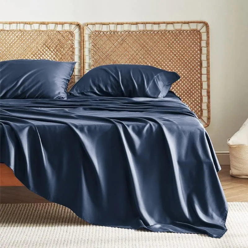 Bamboo Fiber Bed Sheet Set – Silky-Soft, Breathable Four-Piece