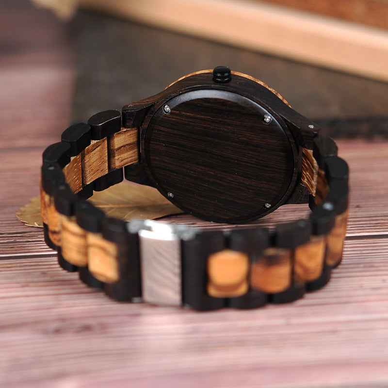BOBO BIRD All-Wood Quartz Waterproof Men's Watch