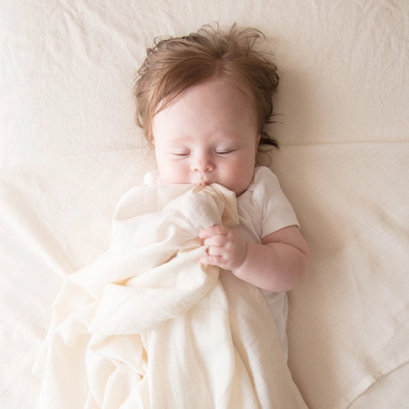 Blaynk Organic Cotton Sateen Fitted Crib Sheets, Beige