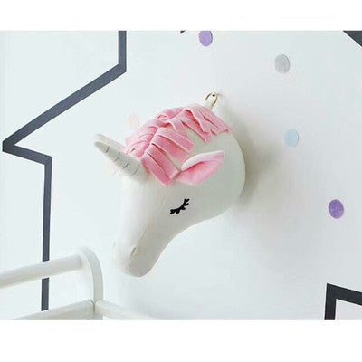Plush Animal Wall Decor for Kids
