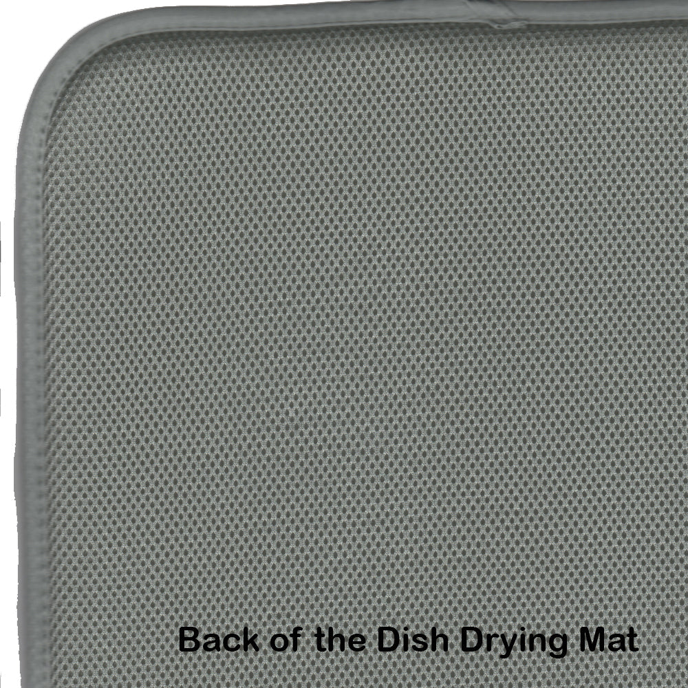 Colorful Blueberries Dish Drying Mat