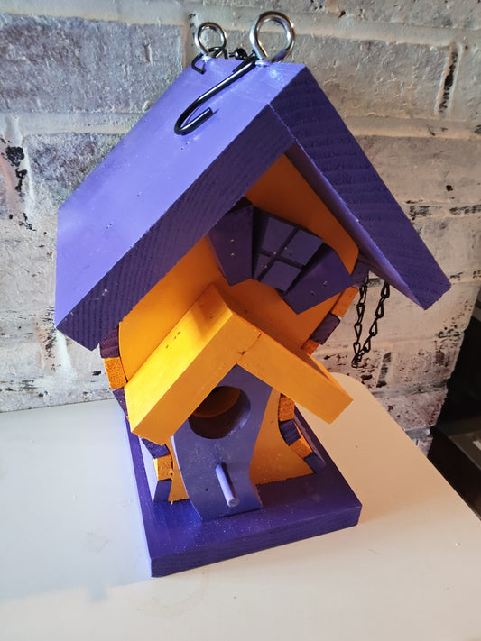 Handmade Curvy Whimsical Birdhouse