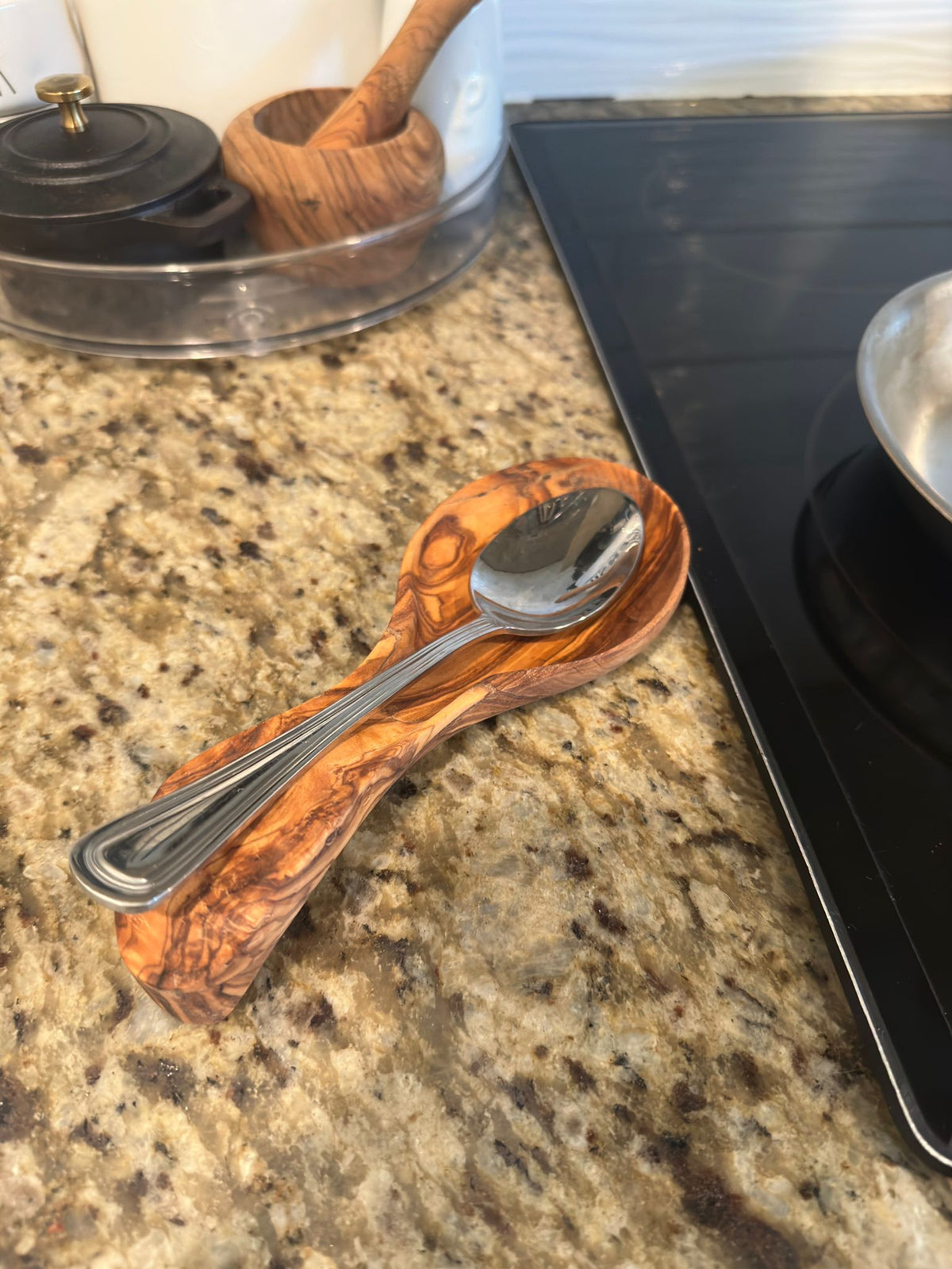 Olive Wood Spoon Rest