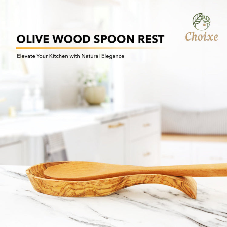 Olive Wood Spoon Rest