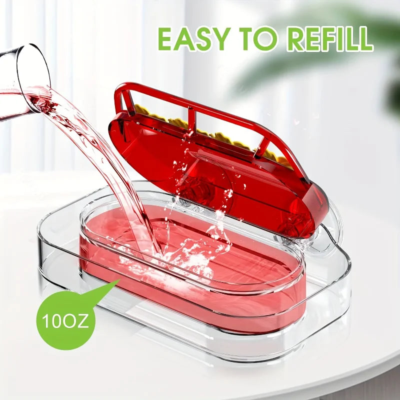 Window-Mount Hummingbird Feeder with Suction Cups