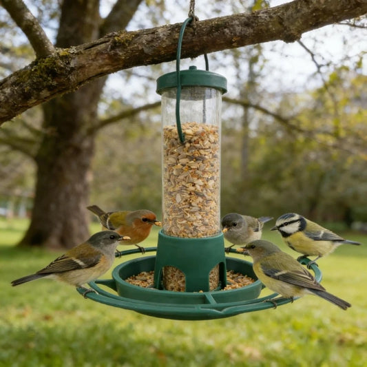 DIY Bottle Bird Feeder — Outdoor Hanging Automatic Seed Dispenser for Garden & Balcony