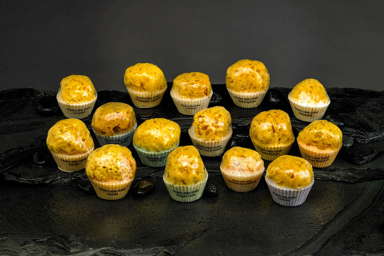 Goat's Milk and Honey- Cupcake Soap w/ Embedded Sea Sponge