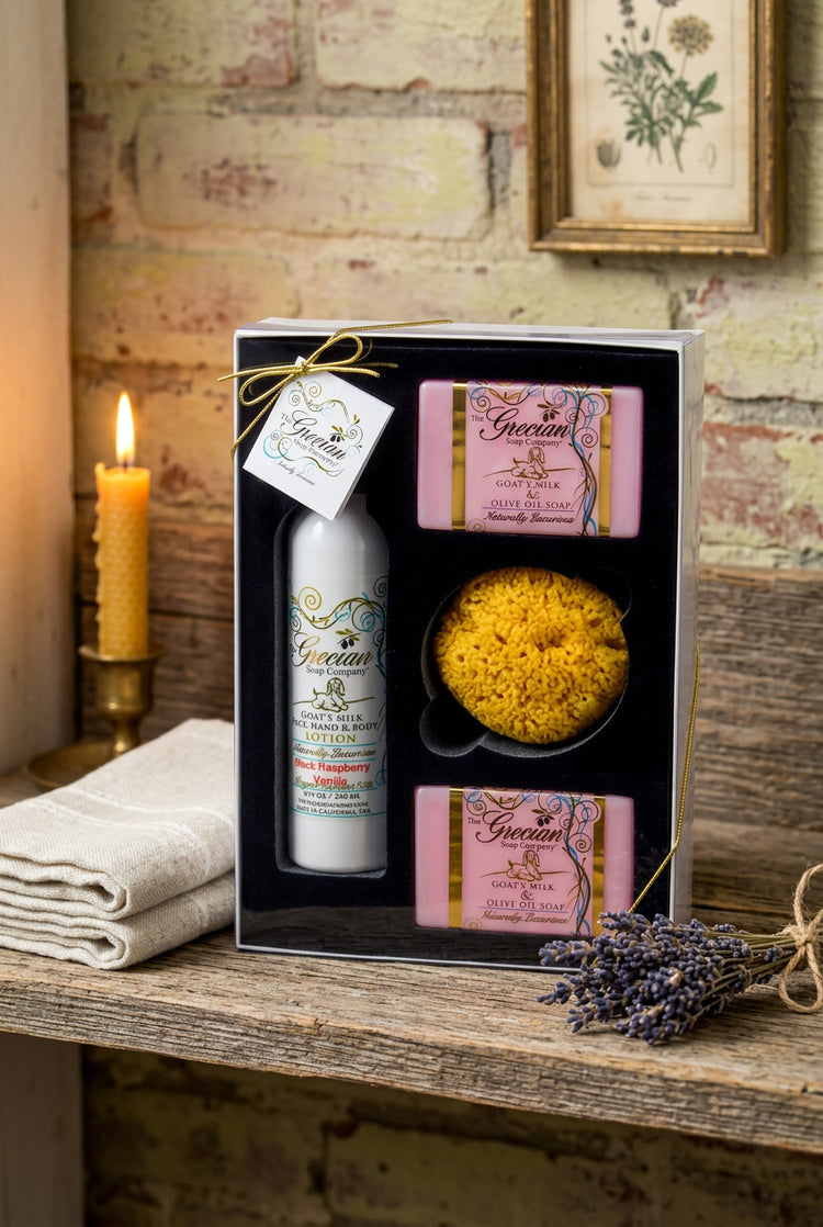 Orange Blossom Goat’s Milk Lotion & Soap Gift Set