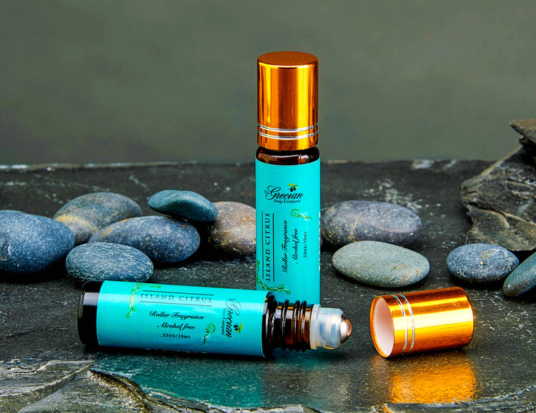 Island Citrus Roll-On Perfume with Jojoba Oil