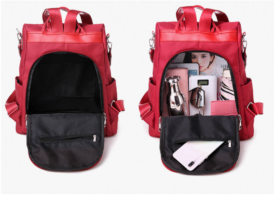 Embroidered Dragonfly Oxford Cloth Backpack