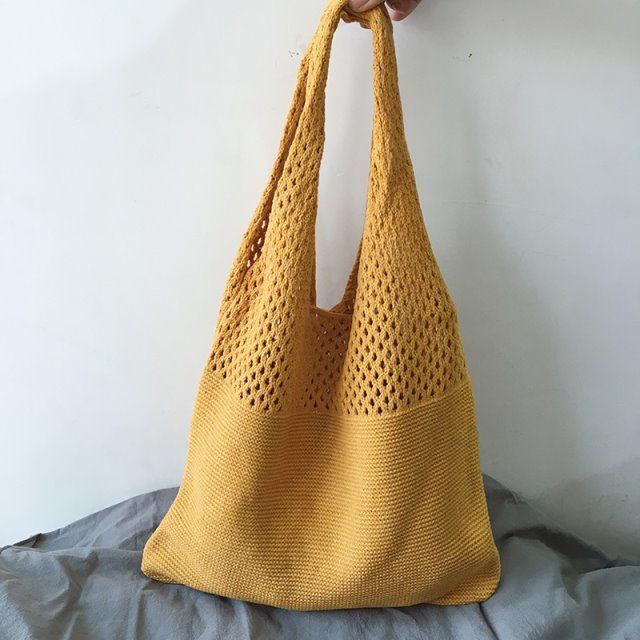 Retro Mesh Beach & Shopping Shoulder Bag